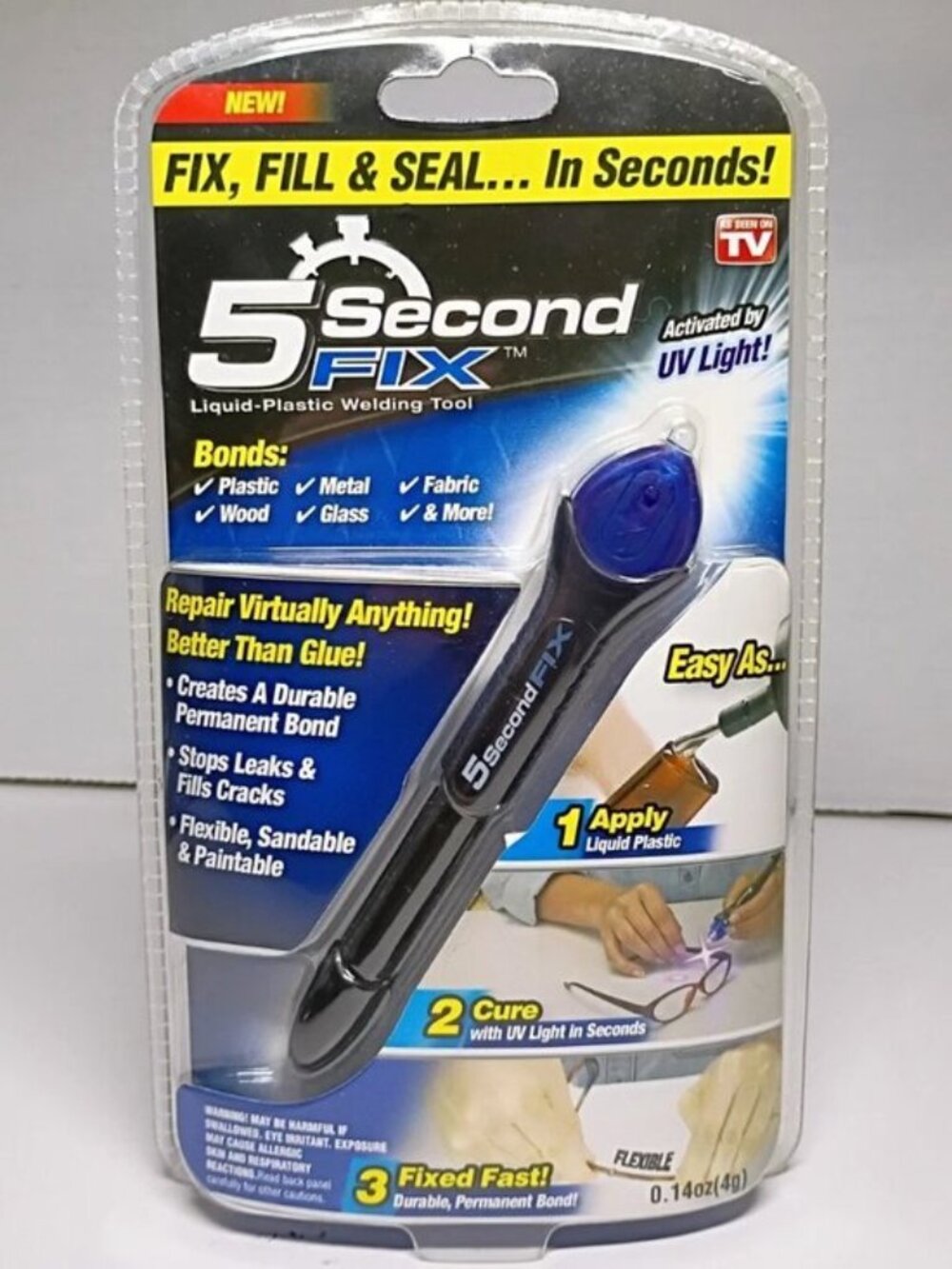 5 Second Fix Quick DIY UV Activated Liquid Bonding Self-Adhesive Filler DIY UV
